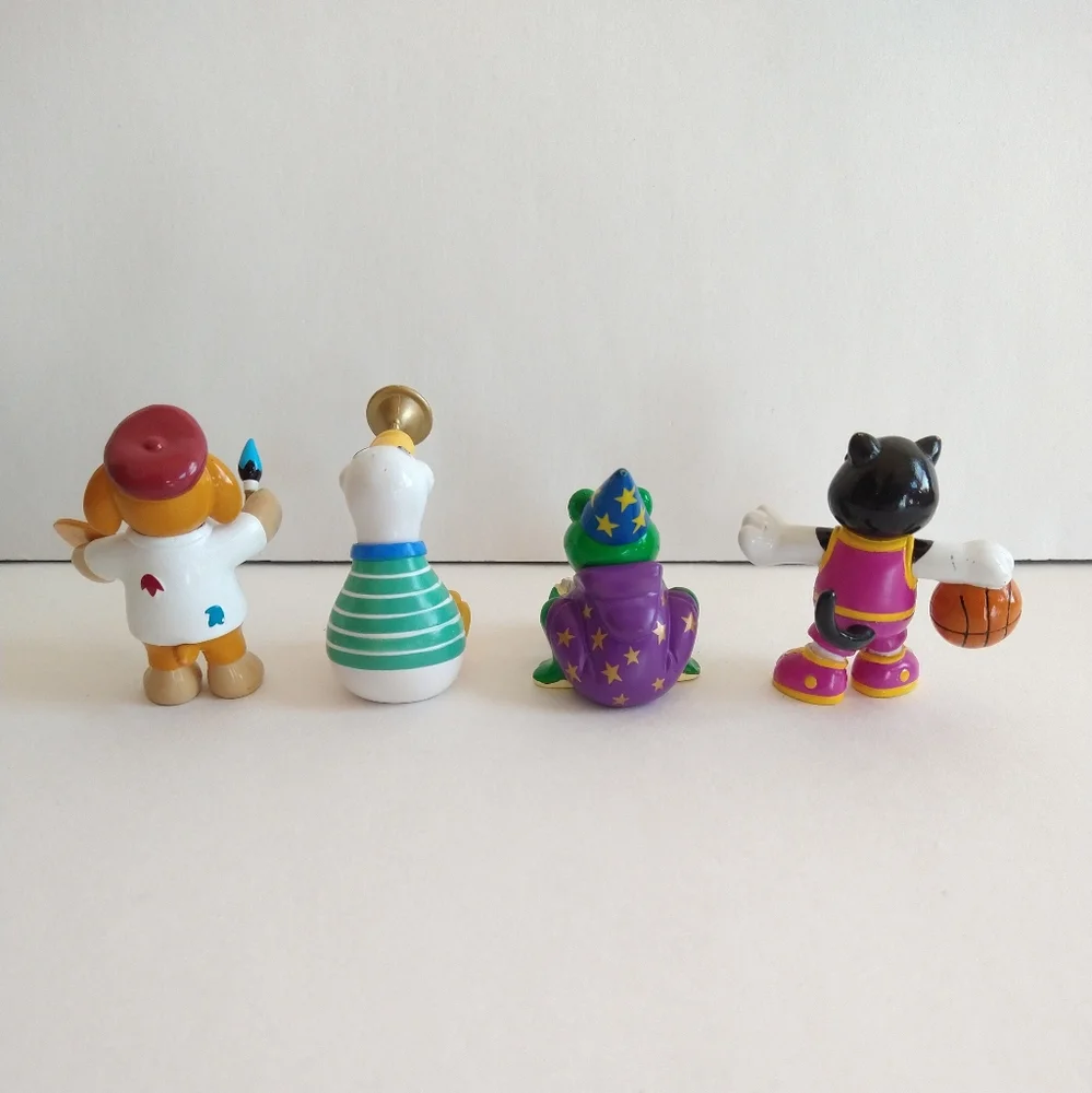 *SOLD* Ganz Webkinz Lot of 4 Loose Figurines Dog, Googles Goose, Frog, Cat - Picture 4 of 6